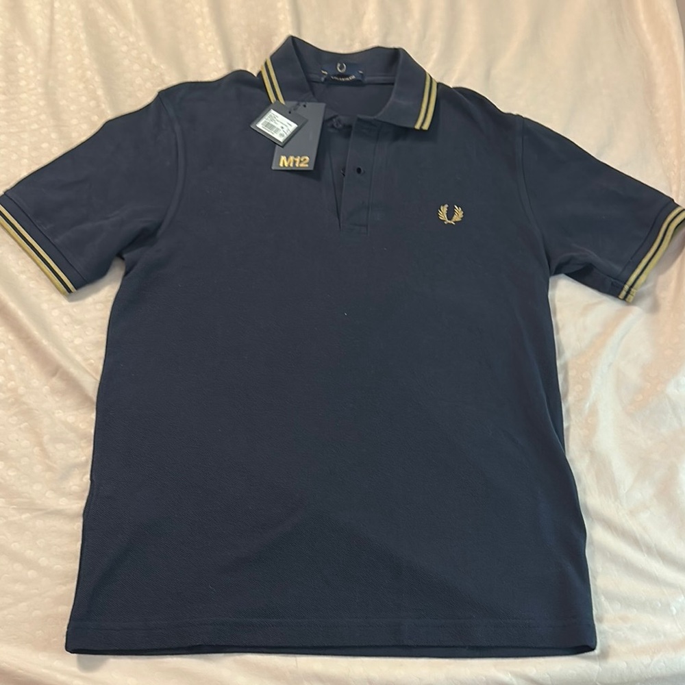 *NWT* Fred Perry Men's Navy Polo Shirt
